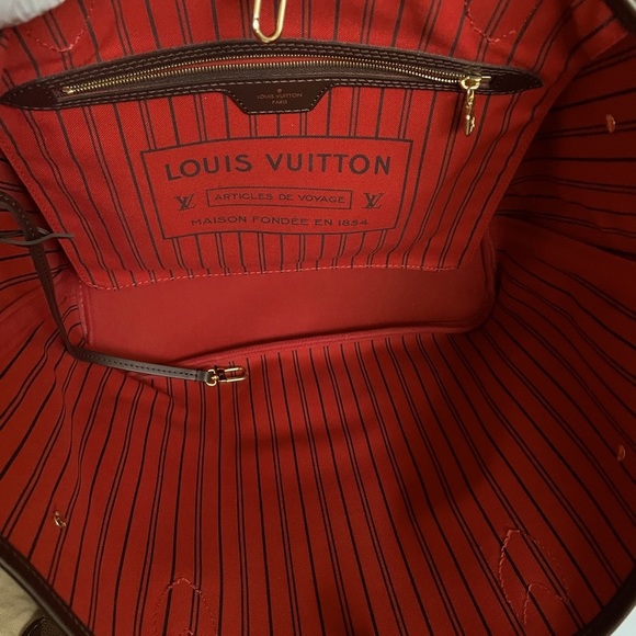 Gorgeous Authentic Louis Vuitton Damier Ebene Neverfull MM, NWT! - Picture 11 of 16